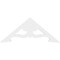 Ekena Millwork Pitch Cornelia Architectural Grade PVC Gable Pediment, 36"W x 15"H x 1"P (10/12) GPP036X015X100CRN - alternate 4